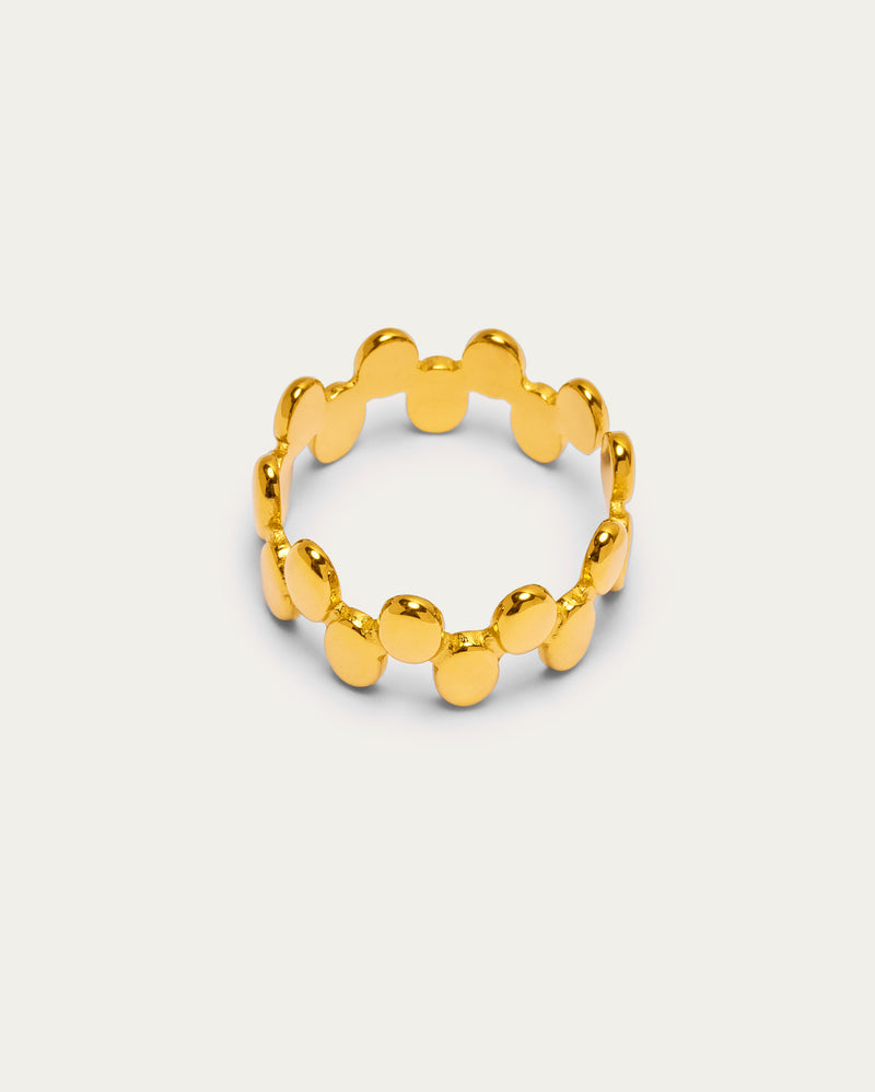 Pebble Disc Band Ring