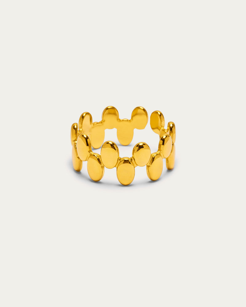 Pebble Disc Band Ring