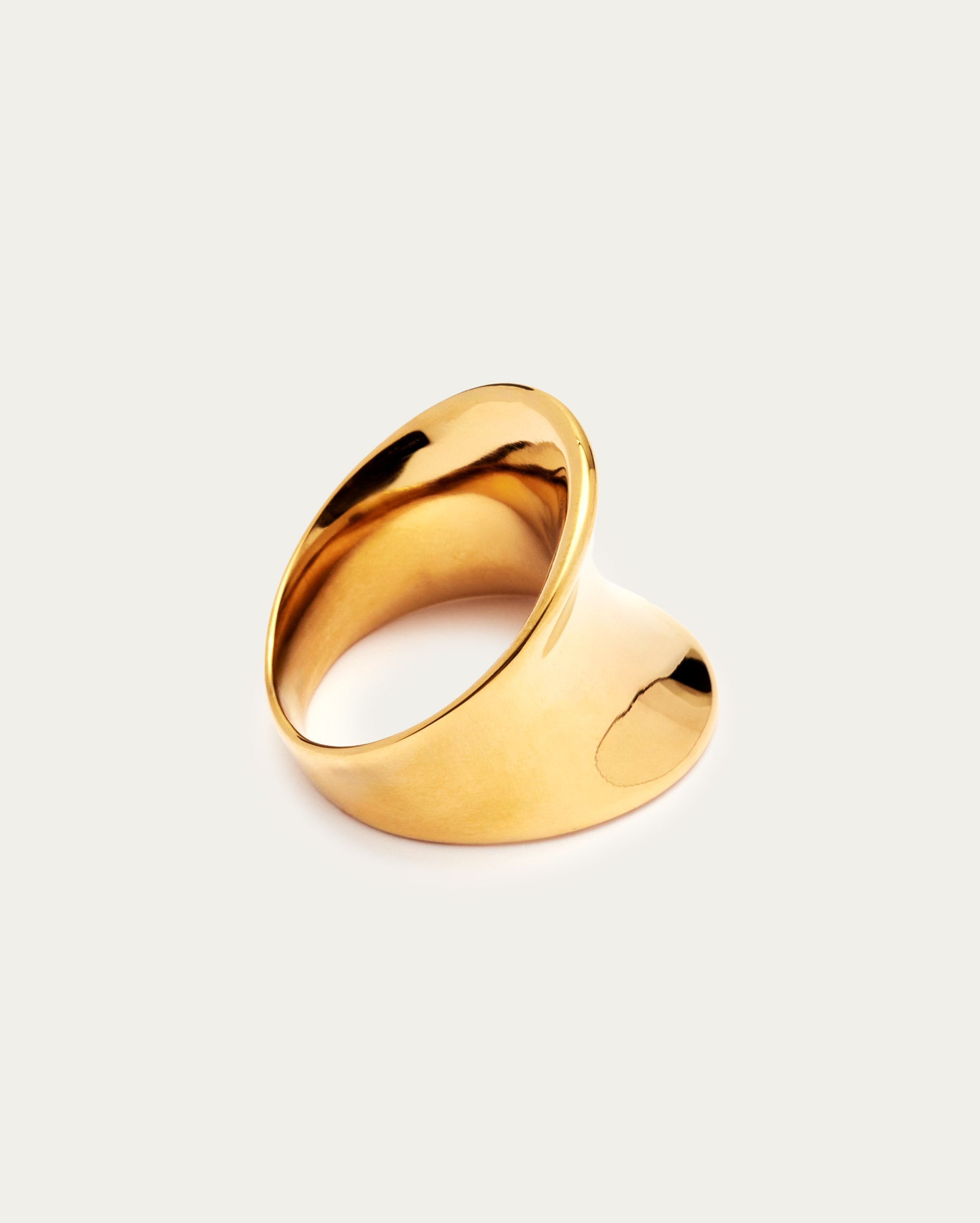 Concave Wide Ring