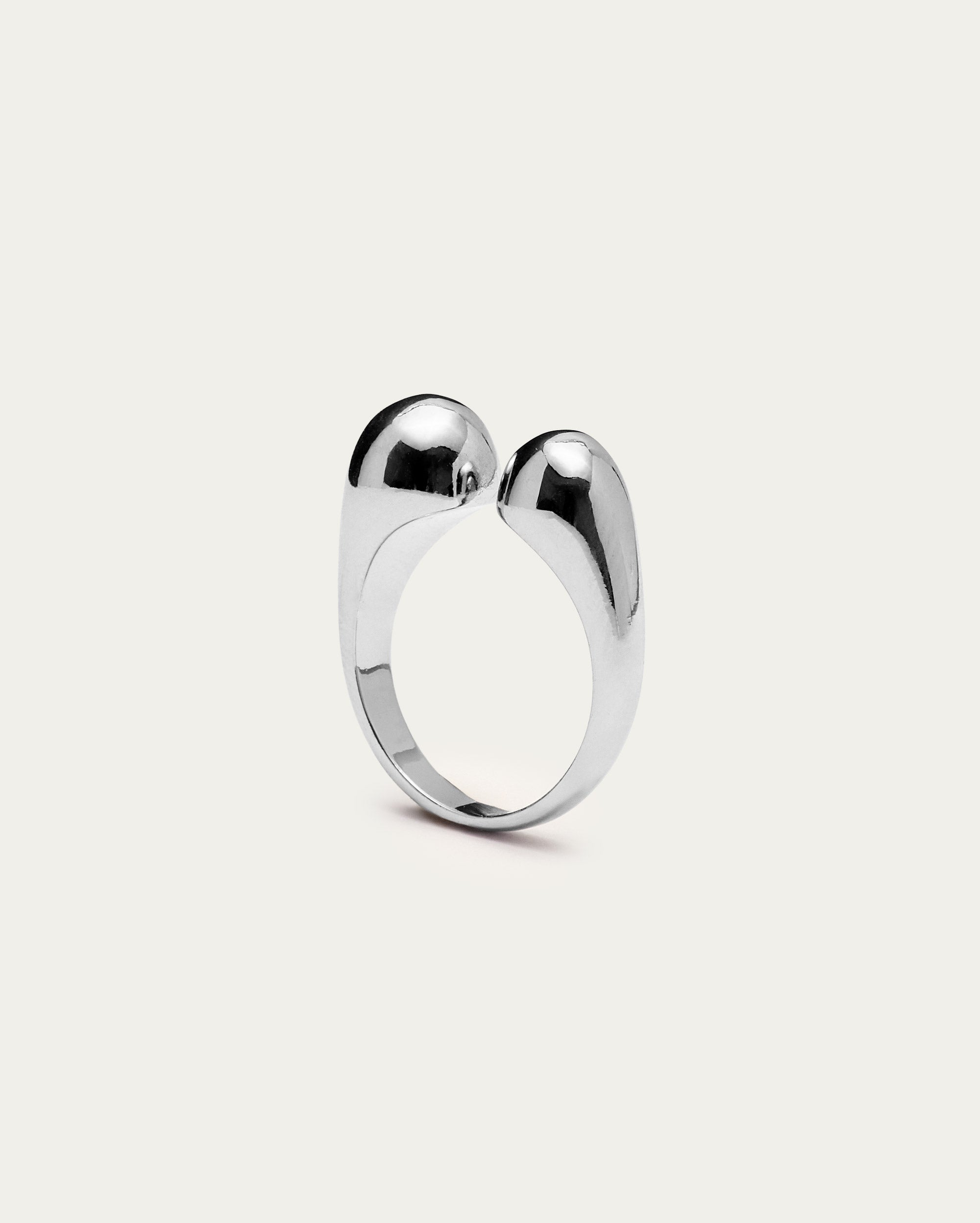 Chunky Drop Curve Ring