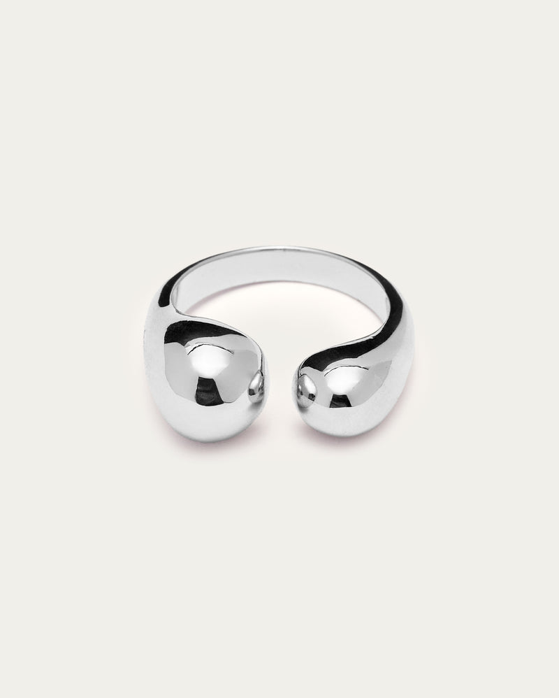 Chunky Drop Curve Ring
