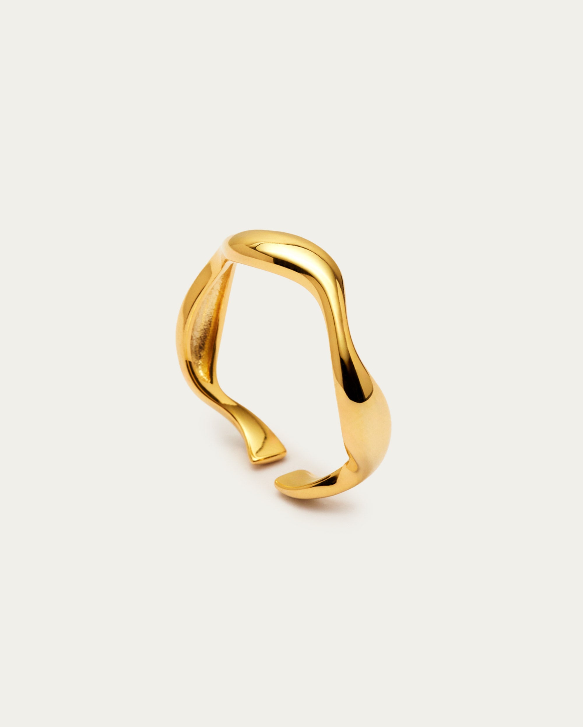 Wave Stacker Ring