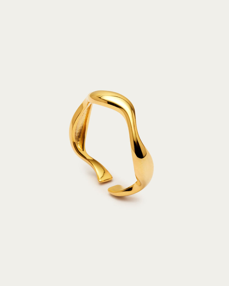 Wave Stacker Ring