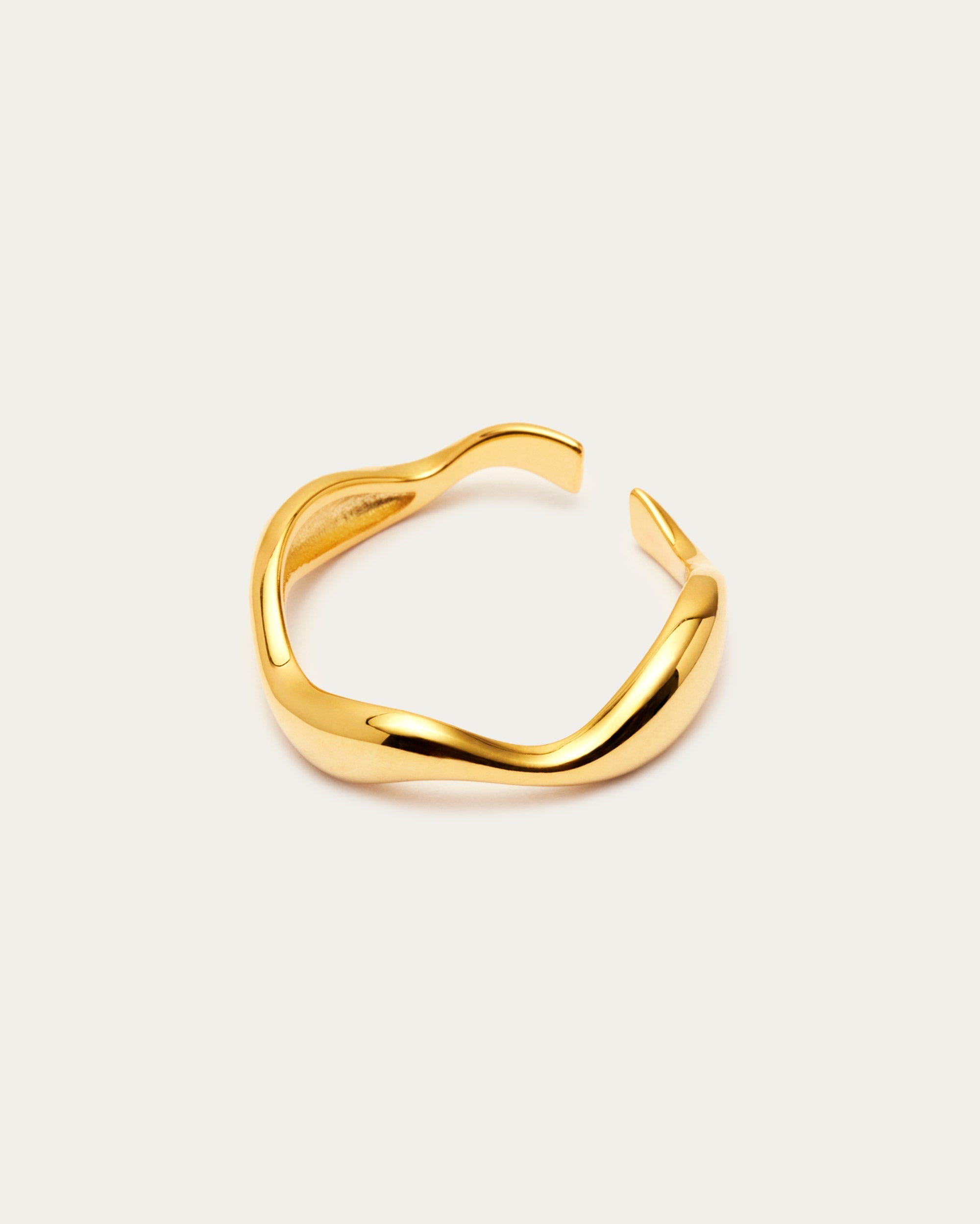 Wave Stacker Ring