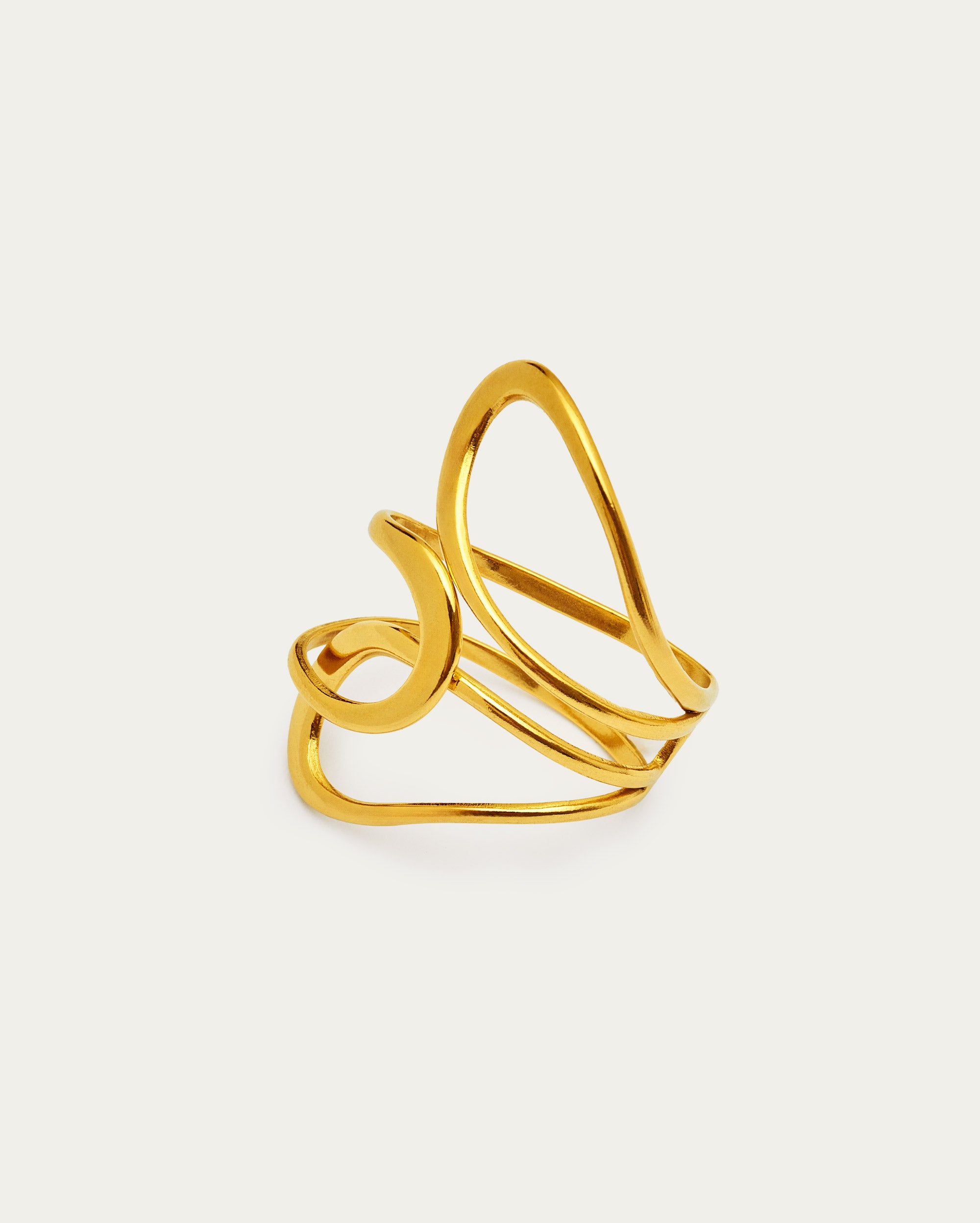 Sculpted Statement Ring