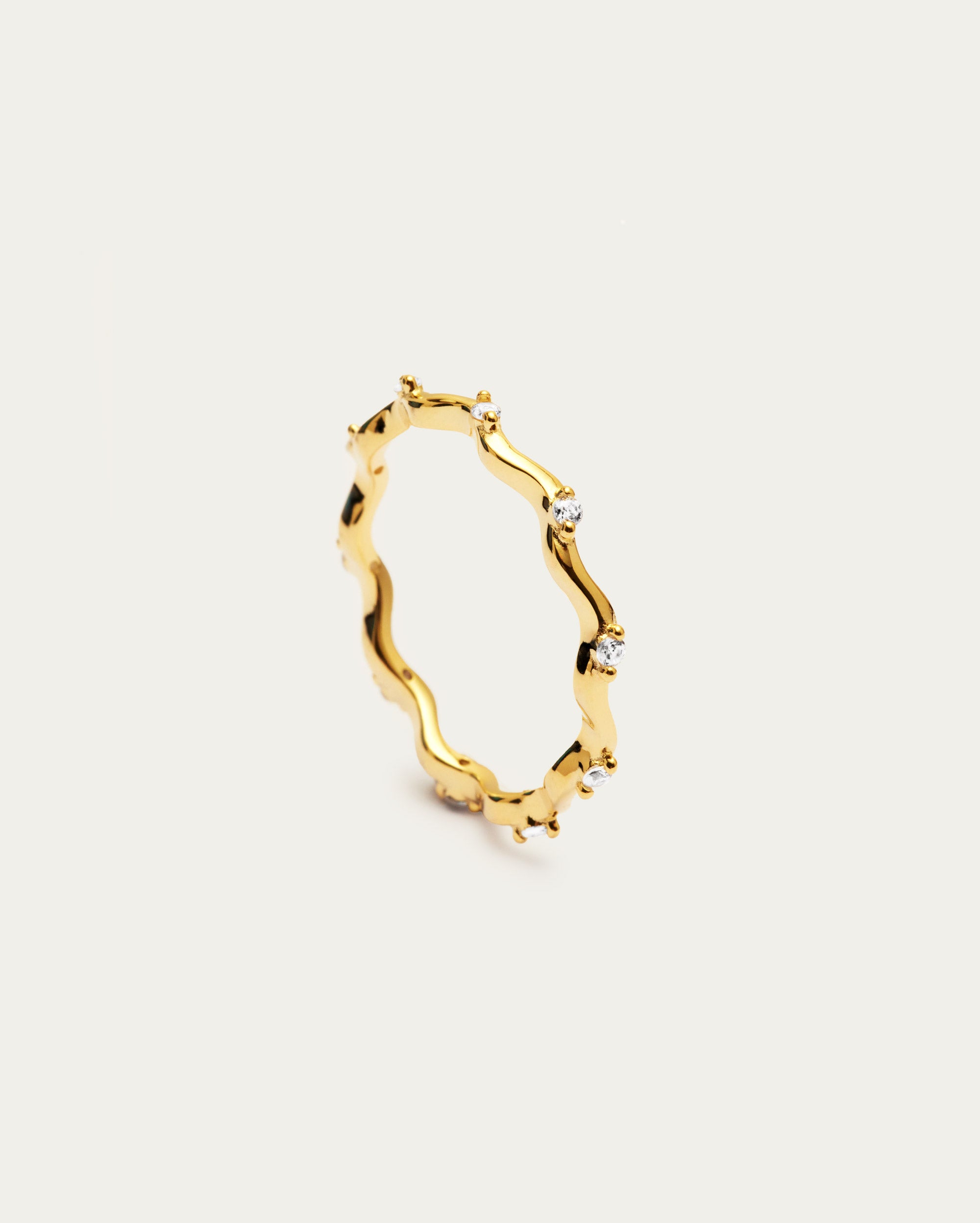Wavy Stacking Ring