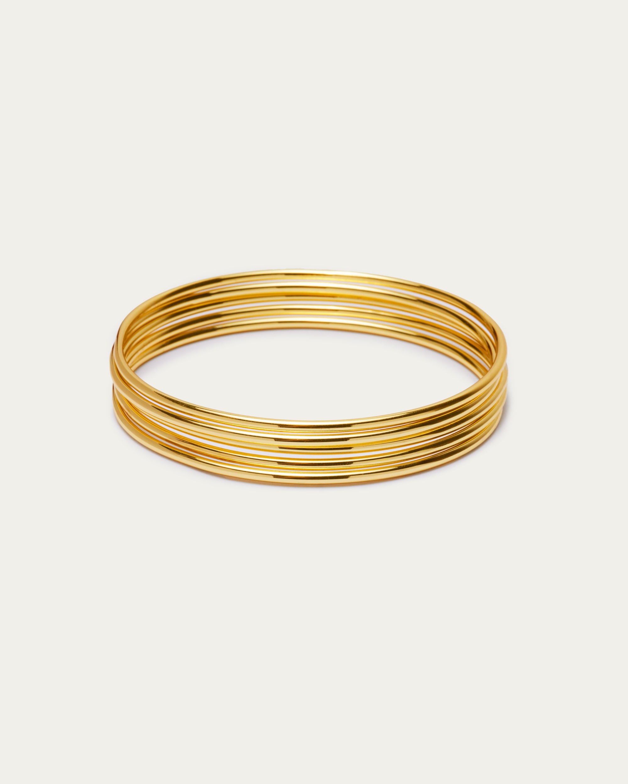 Classic Gold Stacking Bangle Set